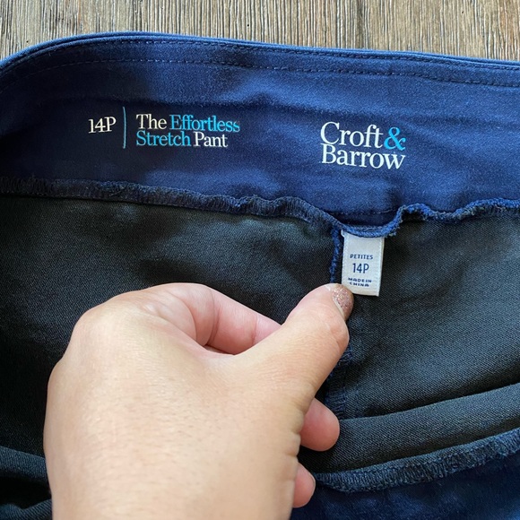 Croft & Barrow The Effortless Stretch Pant - Picture 3 of 4